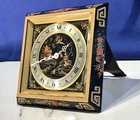 RARE HEAVY VINTAGE CHELSEA BOSTON BRASS CLOCK,MECHANICAL KEY WOUND MOVEMENT