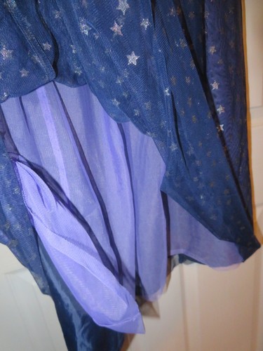 CAT & JACK LONG SKIRT STAR GLITTER WITCH HALLOWEEN LINED SZ 10/12 - Picture 2 of 2