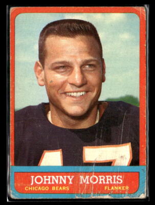 1963 Topps #63 Johnny Morris - Chicago Bears - VG