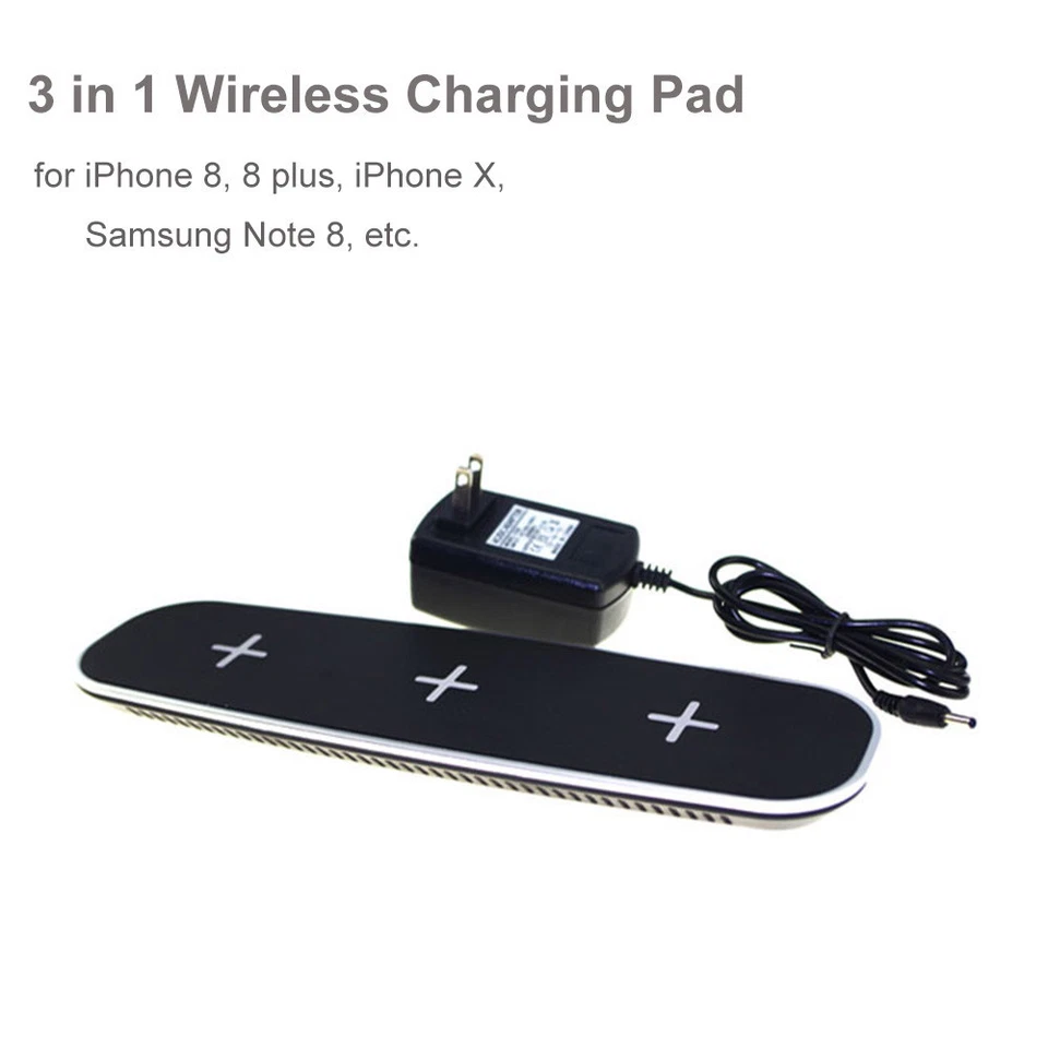 5-In-1 Wireless Fast Charger Pad Station Stand Dock for iPhone X/13/14 Pro Max - Image 4 of 4