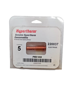 5stk. Hypertherm Elektrode PMAX 1650 220037