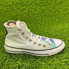 Converse Chuck Taylor All Star Women Size 6 White Blue Casual Shoe Sneakers