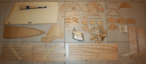1/3 Scale WW1 Bristol Scout C 98" R/C Airplane Laser Cut Kit & Plans - Picture 4 of 8