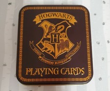 Harry Potter Wizarding World Hogwarts Playing Cards in Tin NEW