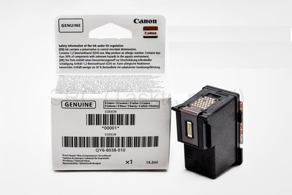 Tête d'impression Canon couleur pour imprimantes Pixma séries G1000 à G7000