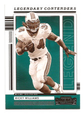 2021 Panini Contenders Football Dolphins Ricky Williams Legendary Contenders
