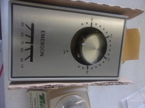 EMERSON 7791 ELECTRIC HEAT WALL THERMOSTAT 9215 E03
