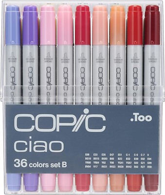[Parallel Import] Copic I36B Ciao Markers B Set , 36 Colors
