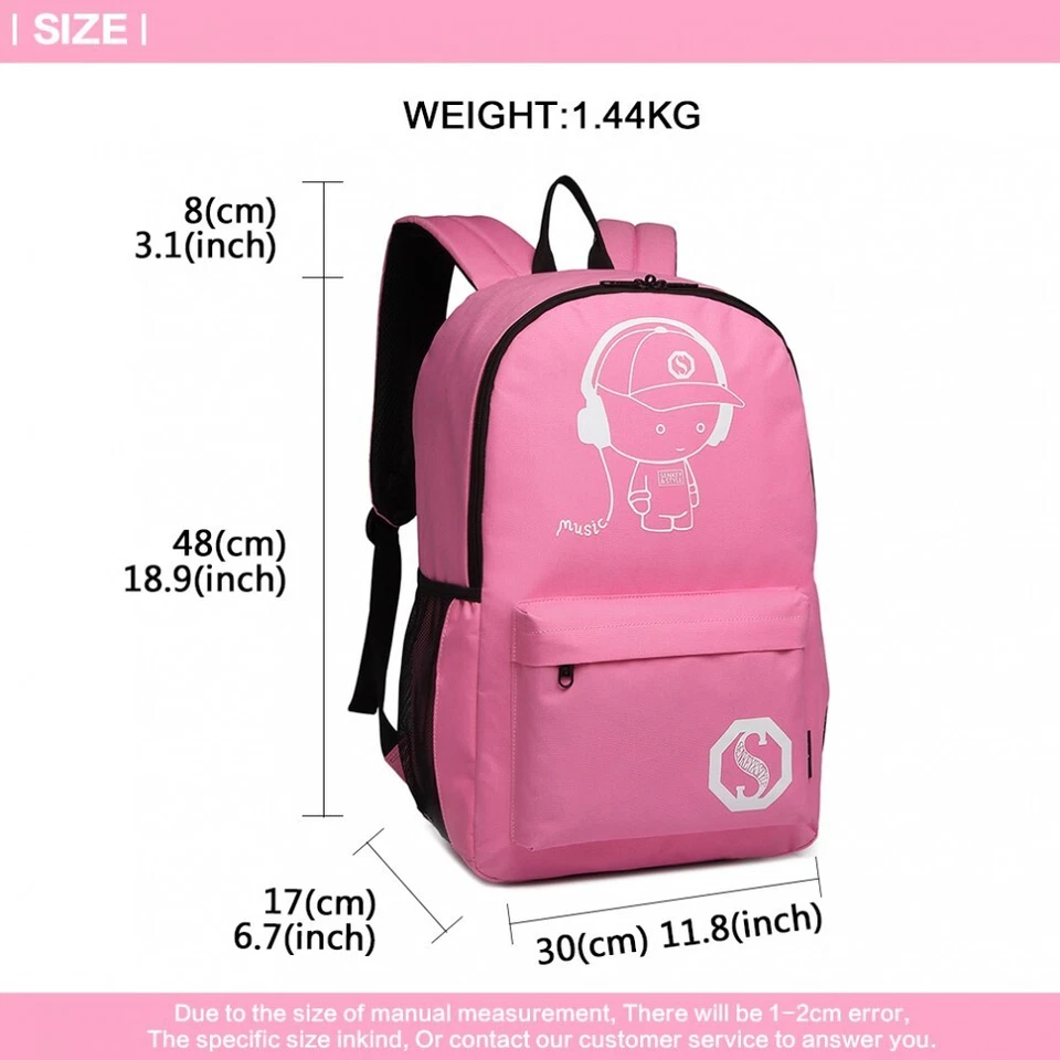 Children Luggage Suitcase Luminous Music Kids Laptop Backpack Cabin Wheeled Case - Image 3 of 4
