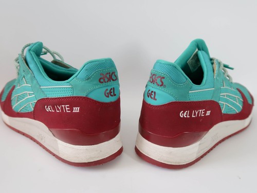 Asics Gel-Lyte III 3 Spectra Green Burgundy US Herren Größe: 11 - Bild 11 von 15