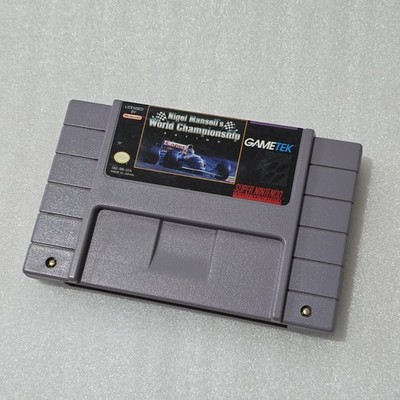 Nigel Mansell's World Championship - Super Nintendo - SNES - Game Only