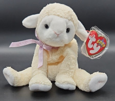 TY Beanie Babies - FLEECIE the Lamb - DOB January 26, 2000 - MWMT