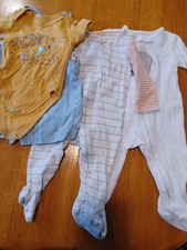 3-6 Month Pooh Outfit with 2 Sleepers - Gently Used