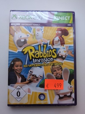Rabbids Invasion-Die Interaktive Tv-Show (Microsoft Xbox 360) Neu Und OVP