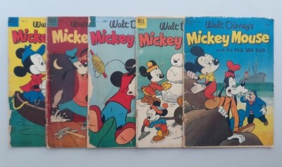 Dell Four Color Comics 411 Mickey Mouse 29, 31, 36, 37