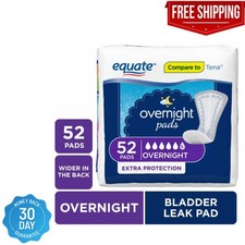 Women'S Incontinence Pads, Overnight 52 Count