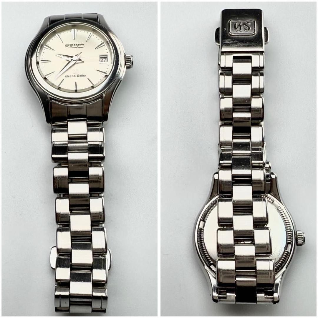 Grand Seiko Date 4J52-0A10 Quartz Watch, Silver Dial, from Japan