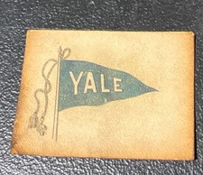 c1910s tobacco leather Premium YALE UNIVERSITY
