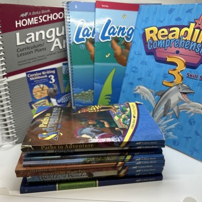 A Beka 3rd grade Language Arts Lot. Readers Parent & Student Books Lesson Plans
