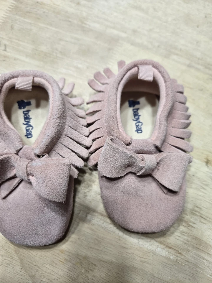 Mocasines Baby Gap rosa 12-18 meses Foto 3 de 4