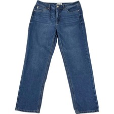 Seven7 Medium Wash Jeans Straight Leg High Rise Women's Size 10 Modern Heritage