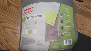 Coleman Dexter Point 40 Degree Sleeping Bag  adult Big & Tall  (BRAND NEW)