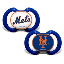 BabyFanatic - New York Mets - Officially Licensed MLB Pacifier 2-Pack