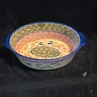 TEMPTATIONS Old World 1.5 qt Oval Ceramic Bowl Multicolor Oven Safe — photo 1