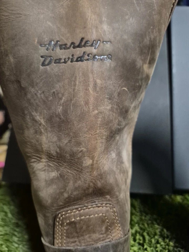 Harley Davidson женщин Hustin ремень мотоциклетные ботинки квадратный носок коричневый размер 8 - Изображение 3 из 4