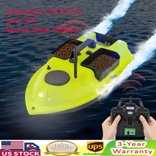 5200Mah RC Esca da Pesca Barca RC Barca 2kg Carico 600M Luce Notturna LED