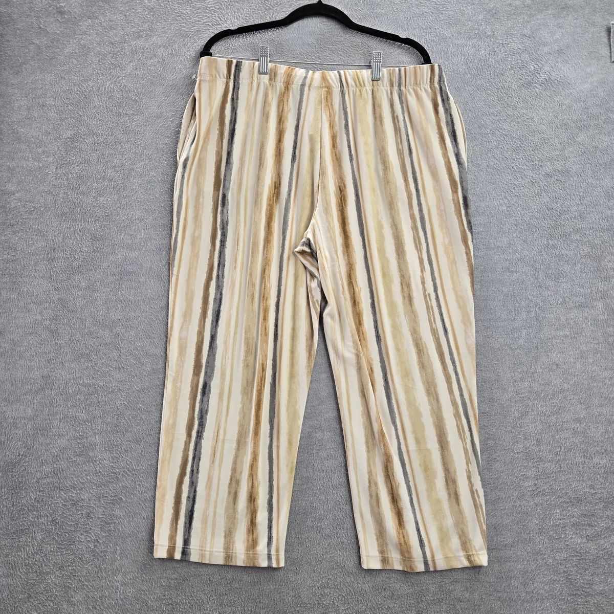 Pantalon Femme Velours Côtelé - Grande Taille - Marron - Coupe Large