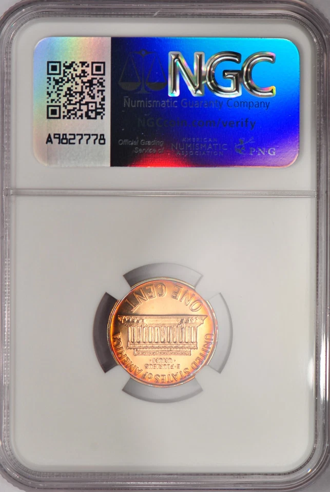 1964 TONED Lincoln Memorial Cent Proof NGC PF 68 RB PR68RB Toning Coin 1C - Image 2 of 4
