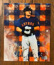 Jake Meyers Signed 8x10 Photo Astros Beckett COA John Rudolph Art Argyle