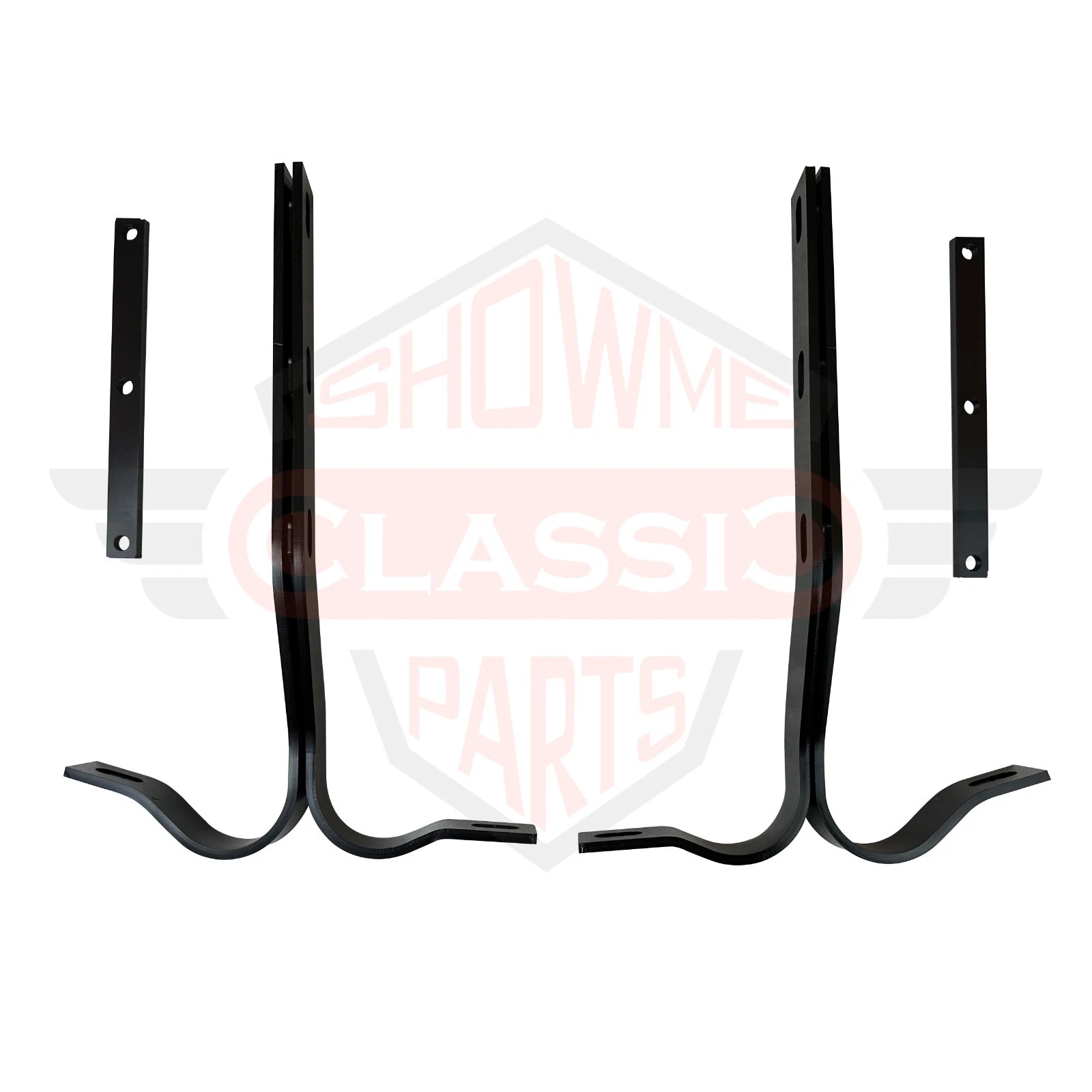 1952-1955 REAR Bumper Brackets 2pcs SET for Porsche 356 Pre-A 356A 64450523100; 644 505 231 00; 644.505.231.00; 644-505-231-00