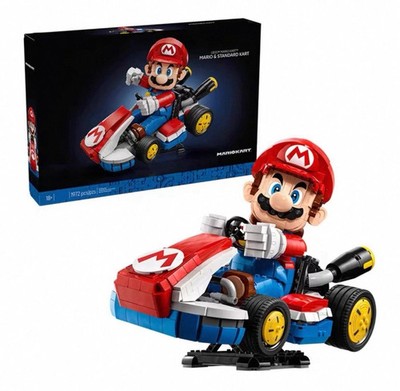 Super Mario Kart Mario And Standard Kart Mock High Quality Blocks 1972 Pc