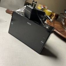 Sleek RCA Weather Radio Black