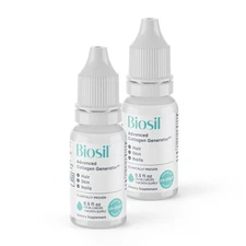 Biosil Collagen Booster Supplement - 0.5 fl oz Drops Pack of 2 - Patented ch-...