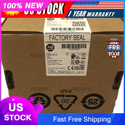 New Factory Sealed Allen Bradley Flex Logix 5000 DC Input Module - 5094-IB16