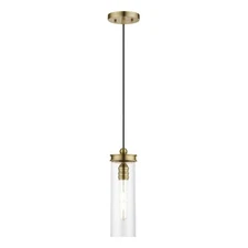 Livex Lighting - Devoe - 1 Light Mini Pendant In Industrial Style-19 Inches Tall
