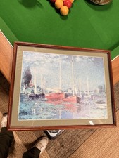 🎨 Vintage Claude Monet “Argenteuil” Print – Framed Wall Art