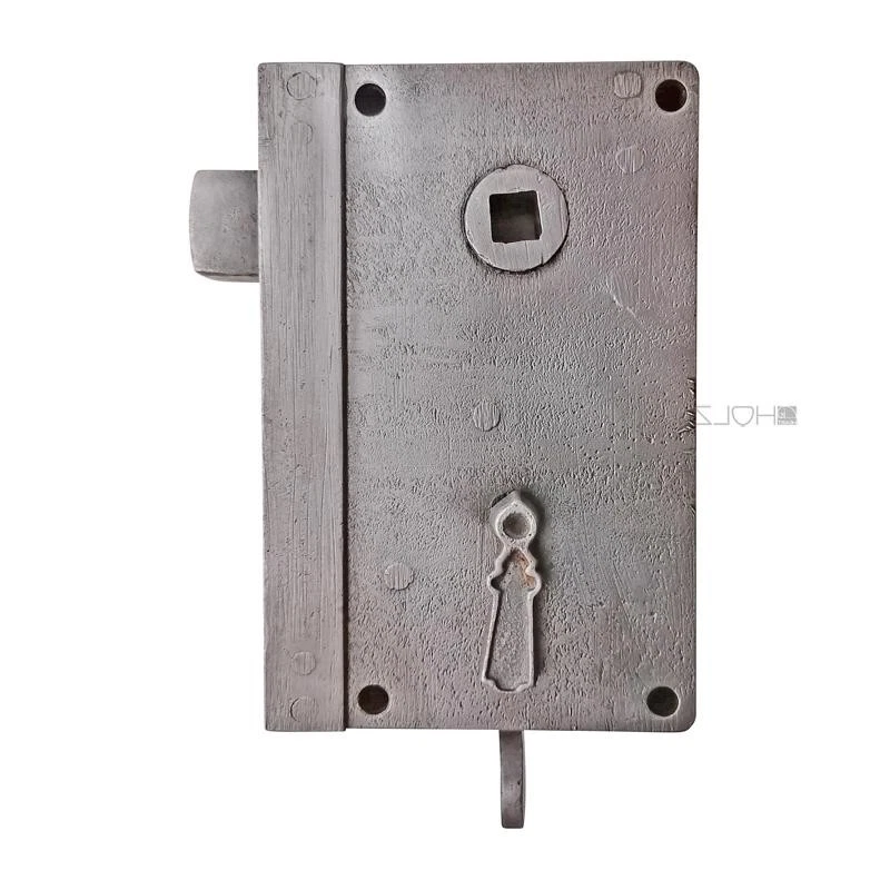 Serrure À Boîte Antique En Acier Ancienne Droite Serrure De Porte 50/8.5/68 - Photo 1/1