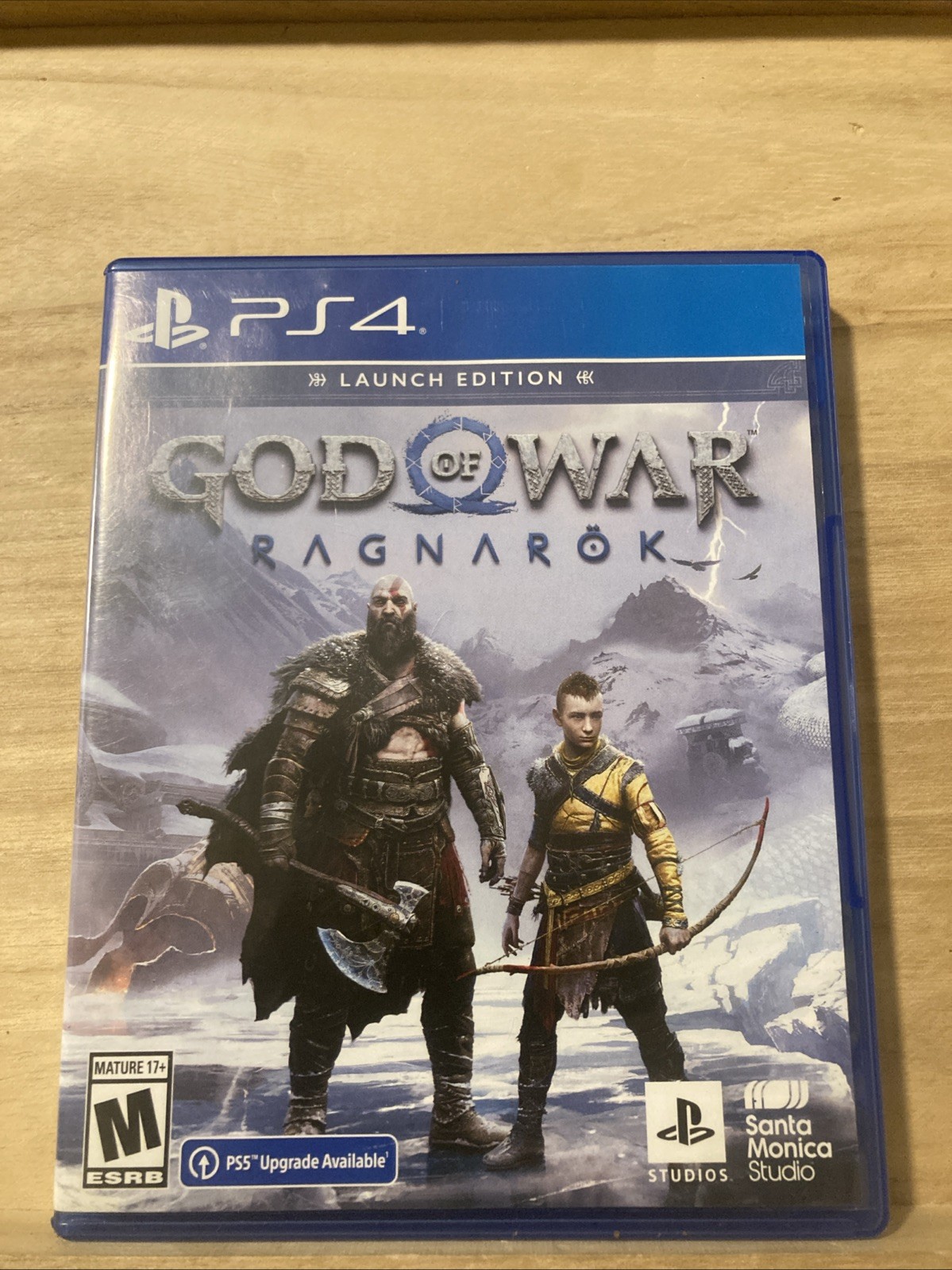 God of War Ragnarok Launch  PlayStation 4 PS4 PS5 Upgrade Avail NEAR MINT DISCS