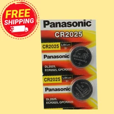 PANASONIC CR2025 Lithium 3V Watch Battery (Exp 12/2033)  2Pcs