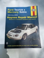 Haynes Repair Manual * Ford Taurus & Mercury Sable (1996-2005) #36075