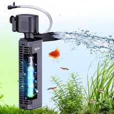 SEAOURA UV Aquarium Filter with Timer for 20-60 Gallon Fish Tanks  Built In ...