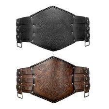 Medieval Girdle Practical Costume Medieval Waistbelt Retro Adjustable Soft for