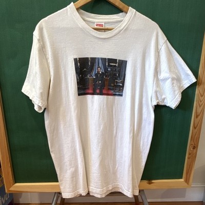 Supreme Scarface Tony Montana Graphic T-Shirt - White Cotton Size