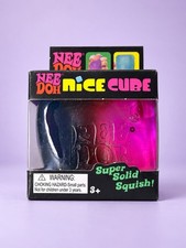 Schylling Rainbow NeeDoh Nice Cube Squishy Sensory Fidget Toy