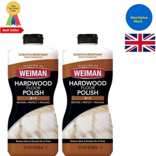 Micro-Filling Hardwood Polish & Restorer - 32oz 2 Pack for High-Traffic Floors