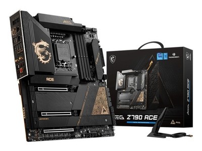 MSI MEG Z790 ACE Mainboard LGA1700 Intel Z790 DDR5 128GB 4x M2 WiFi6 BT5.3 2.5Gb